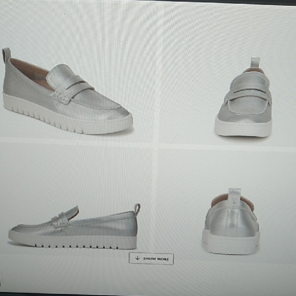 Vionic Silver Flats with Chunky Sole - Picture 2 of 2